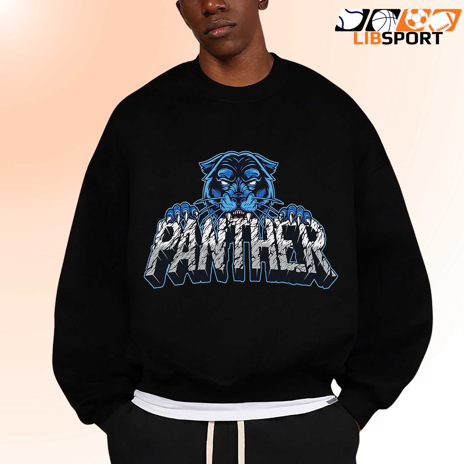 Panthers Flame Graphic Tee, Carolina Panthers Unisex Street Shirt